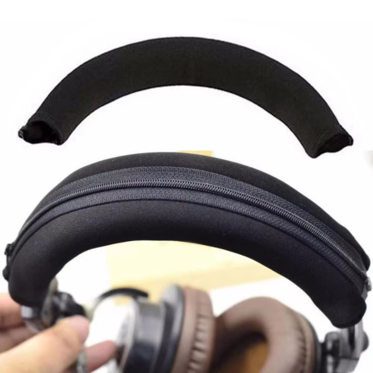 Audio Technica Headphone Ath-M20X - หูฟังแบบมีซิปตัวป้องกันแขน bantal alas ที่คาดศีรษะใช้ได้กับเทคนิคเสียง MSR7 M30