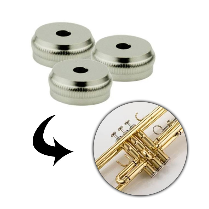 Musical Instrument Cornet - อะไหล่ซ่อมเครื่องดนตรี คีบล็อก ฝาครอบบน ฝาครอบล่าง สำหรับเครื่องดนตรีประเภทคอร์เน็ต บิวเกิล