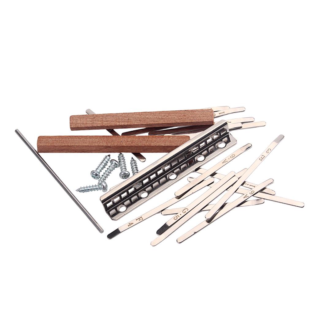 Musical Instrument Kalimba - ชุดอุปกรณ์ DIY สำหรับทำคาลิมบา 17 คีย์ เปียโนนิ้วโป้ง