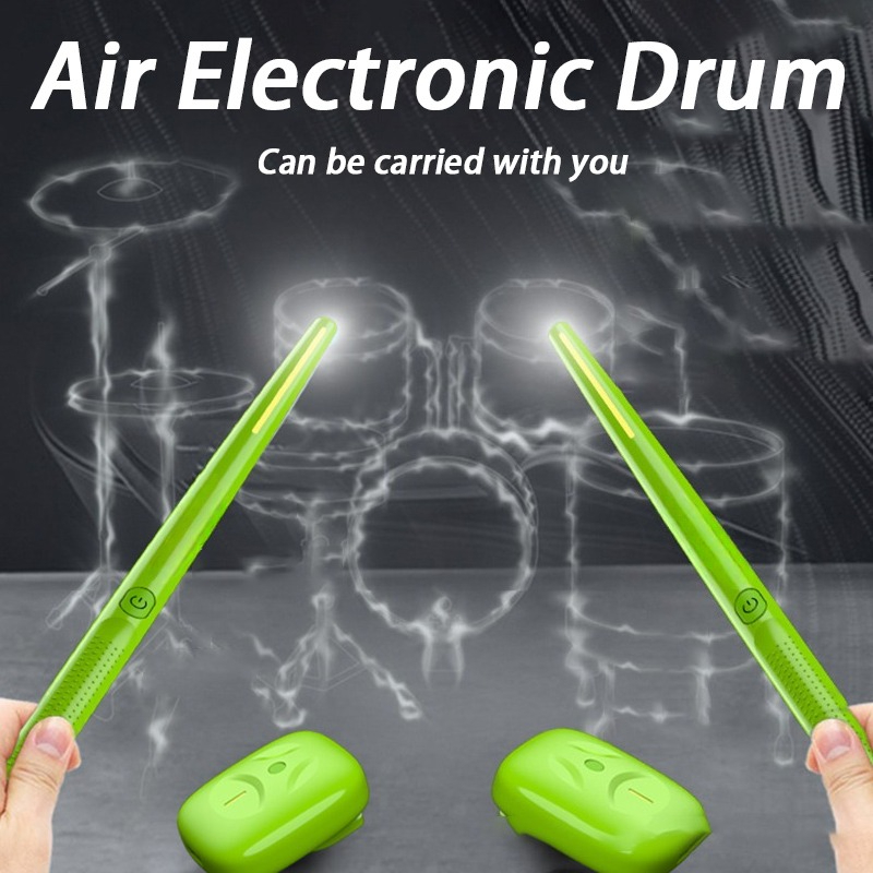 Musical Instrument Virtual - ชุดกลองดนตรีลม กลองไฟฟ้าสำหรับเด็กเริ่มต้น กลองไฟฟ้าอัจฉริยะเสมือนจริง กลองไฟฟ้าแบบพกพาสำหรับผู้ใหญ่ เครื่องดนตรีประเภทเพอร์คัชชัน