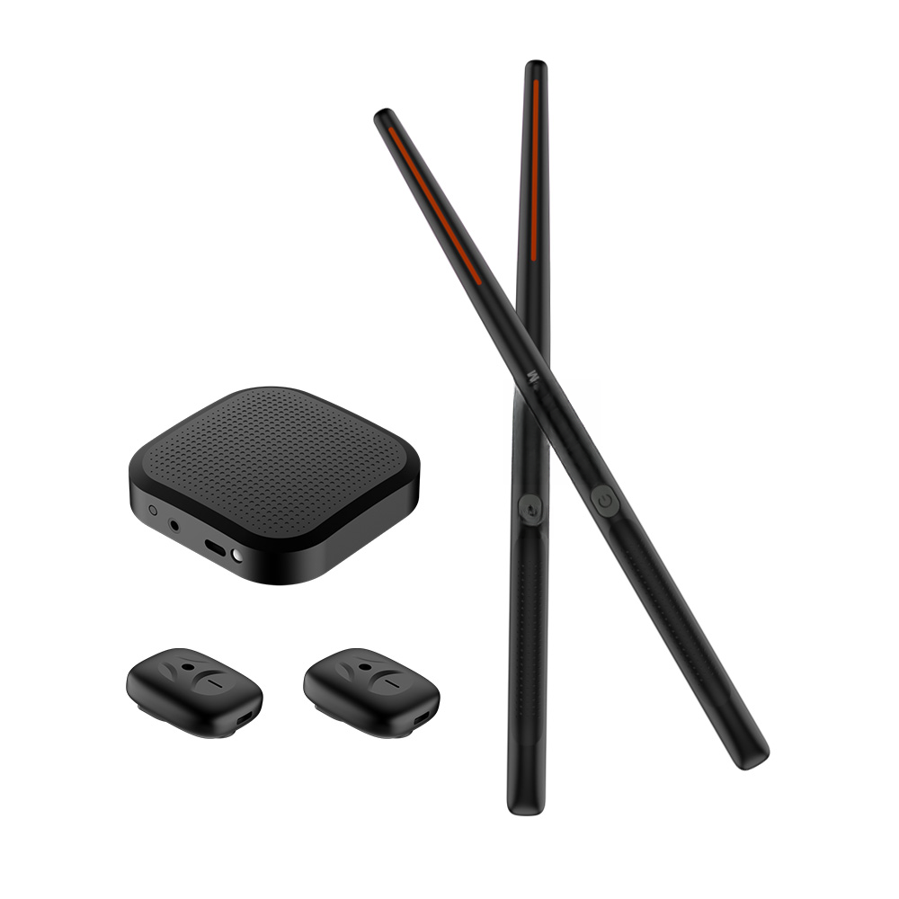 Musical Instrument Virtual - ชุดกลองอิเล็กทรอนิกส์เสมือนจริง ไม้กลองไฟฟ้า ชุดกลองพกพา สำหรับลำโพง 16D ไม้กลอง