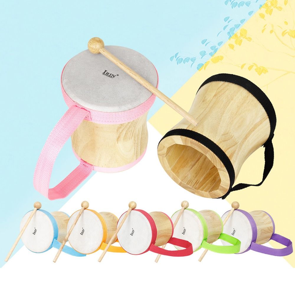กลองมืออินเดียทำจากไม้ สำหรับก - Tambourine Hand Drum บทวิจารณ์และราคา