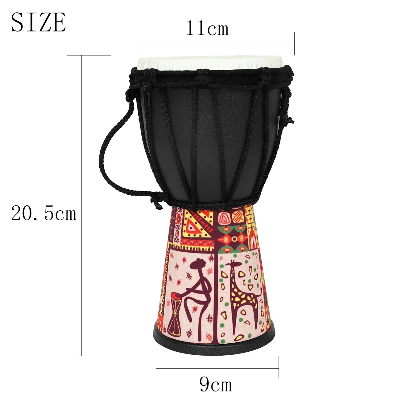 กลองแอฟริกันขนาด 4 นิ้ว กลองแอ - Djembe Hand Drum บทวิจารณ์และราคา