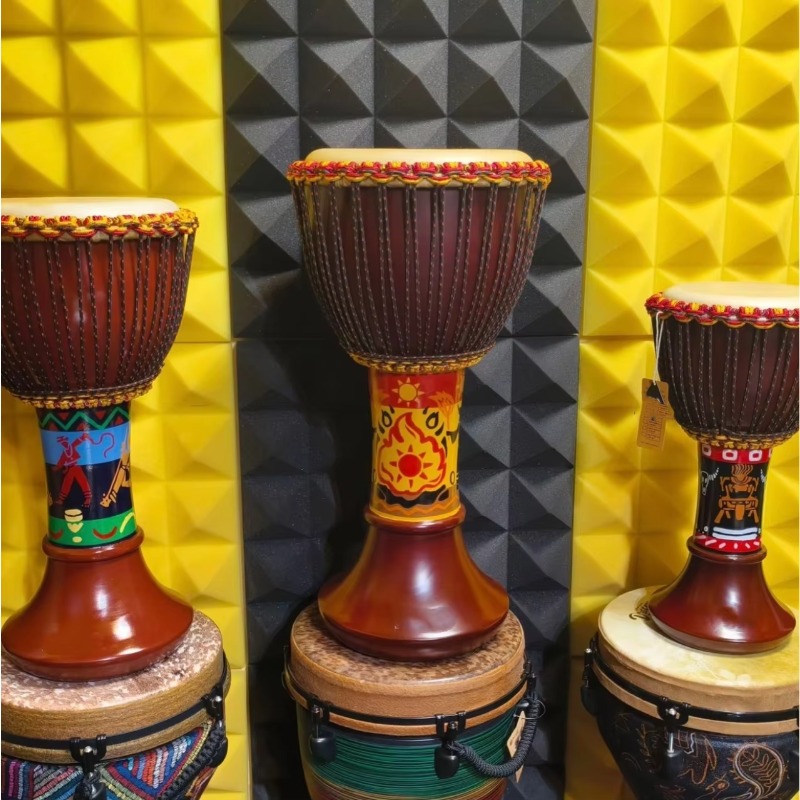 โรงงานผลิตกลองเจมเบ้หนังแพะขาย - Djembe Hand Drum บทวิจารณ์และราคา
