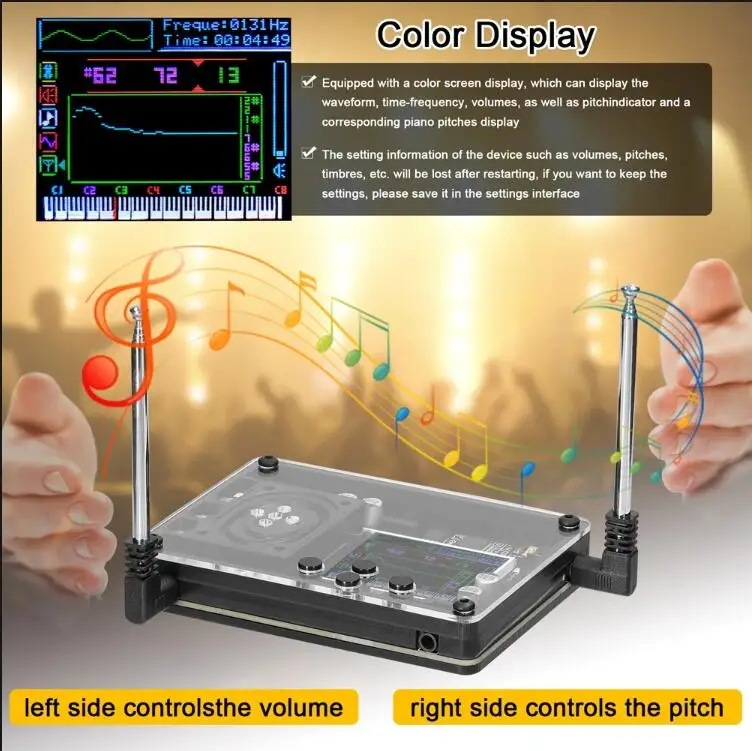 มินิเทเรมิน ดนตรีอิเล็กทรอนิกส - Musical Instrument Theremin บทวิจารณ์และราคา