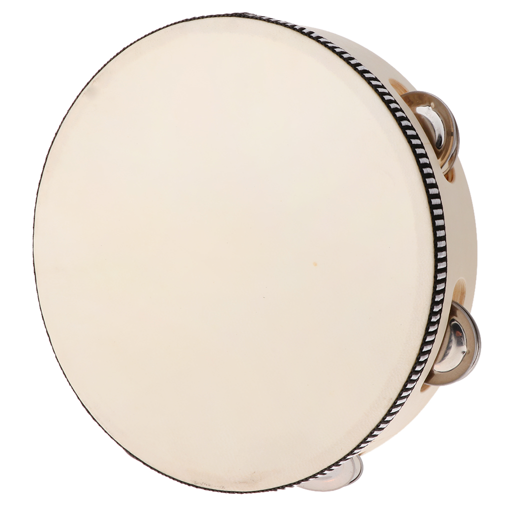 กลองไม้ดนตรี แทมบูรีน เครื่องด - Tambourine Hand Drum บทวิจารณ์และราคา