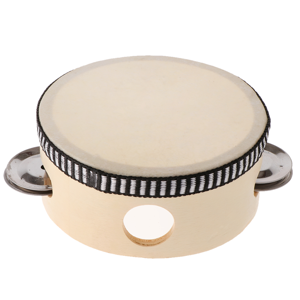 กลองไม้ดนตรี แทมบูรีน เครื่องด - Tambourine Hand Drum บทวิจารณ์และราคา