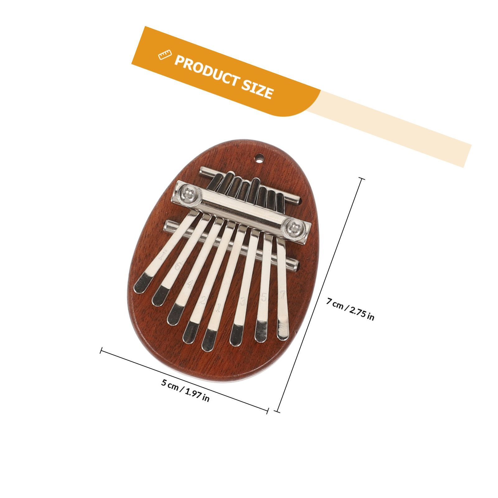คาลิมบาไม้ 8 คีย์ เปียโนนิ้วหั - Musical Instrument Kalimba บทวิจารณ์และราคา