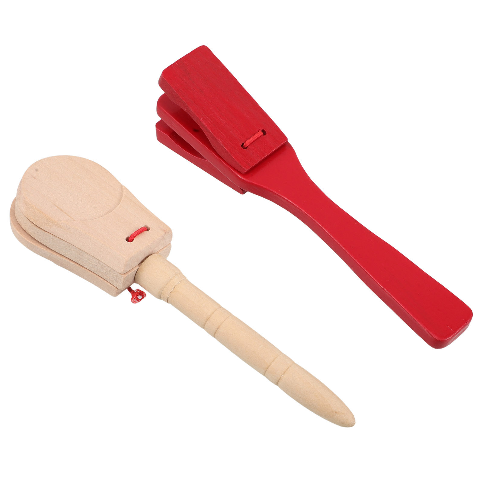 เครื่องดนตรีไม้ 2 ชิ้นสำหรับเด - Musical Instrument Clapper บทวิจารณ์และราคา