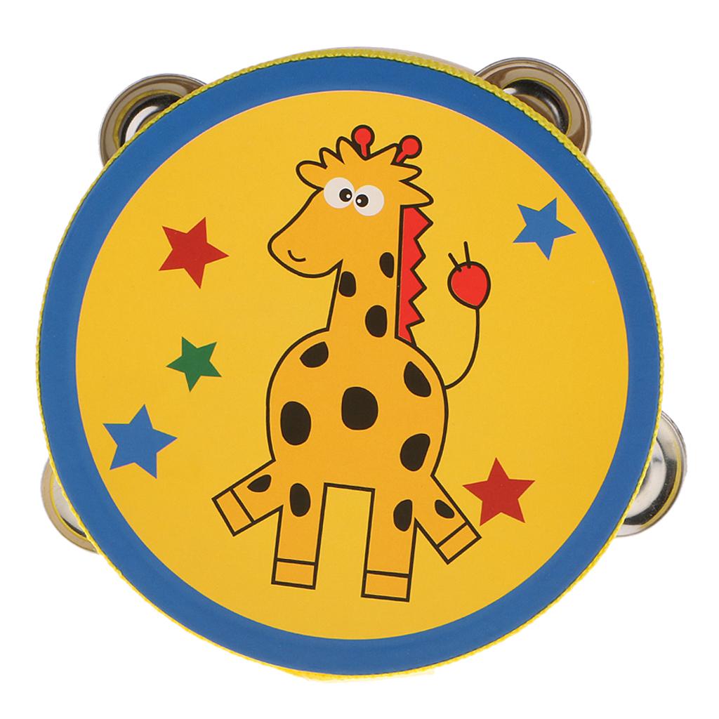 แทมบูรีนไม้ขนาดเล็ก เครื่องดนต - Tambourine Hand Drum บทวิจารณ์และราคา