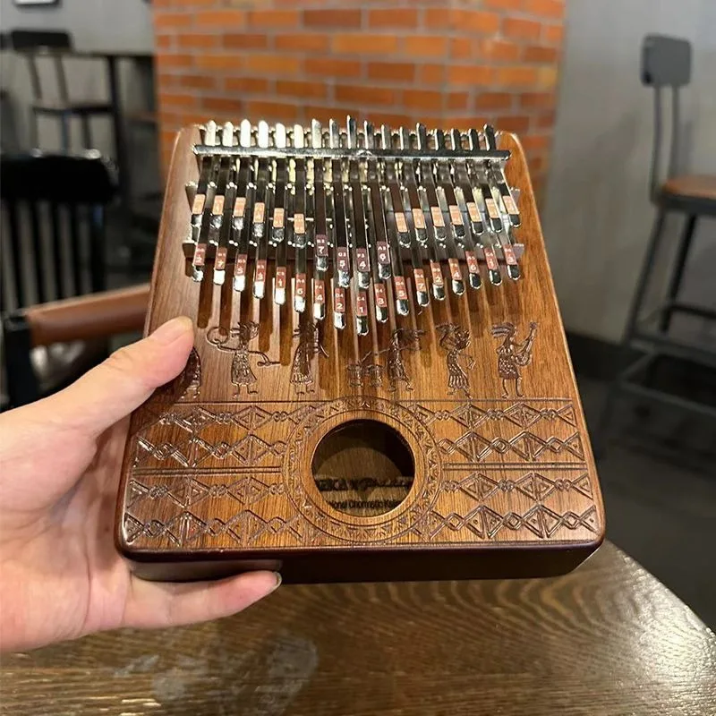 คาลิมบาไม้แบบพกพาสำหรับเด็กเริ - Musical Instrument Kalimba บทวิจารณ์และราคา