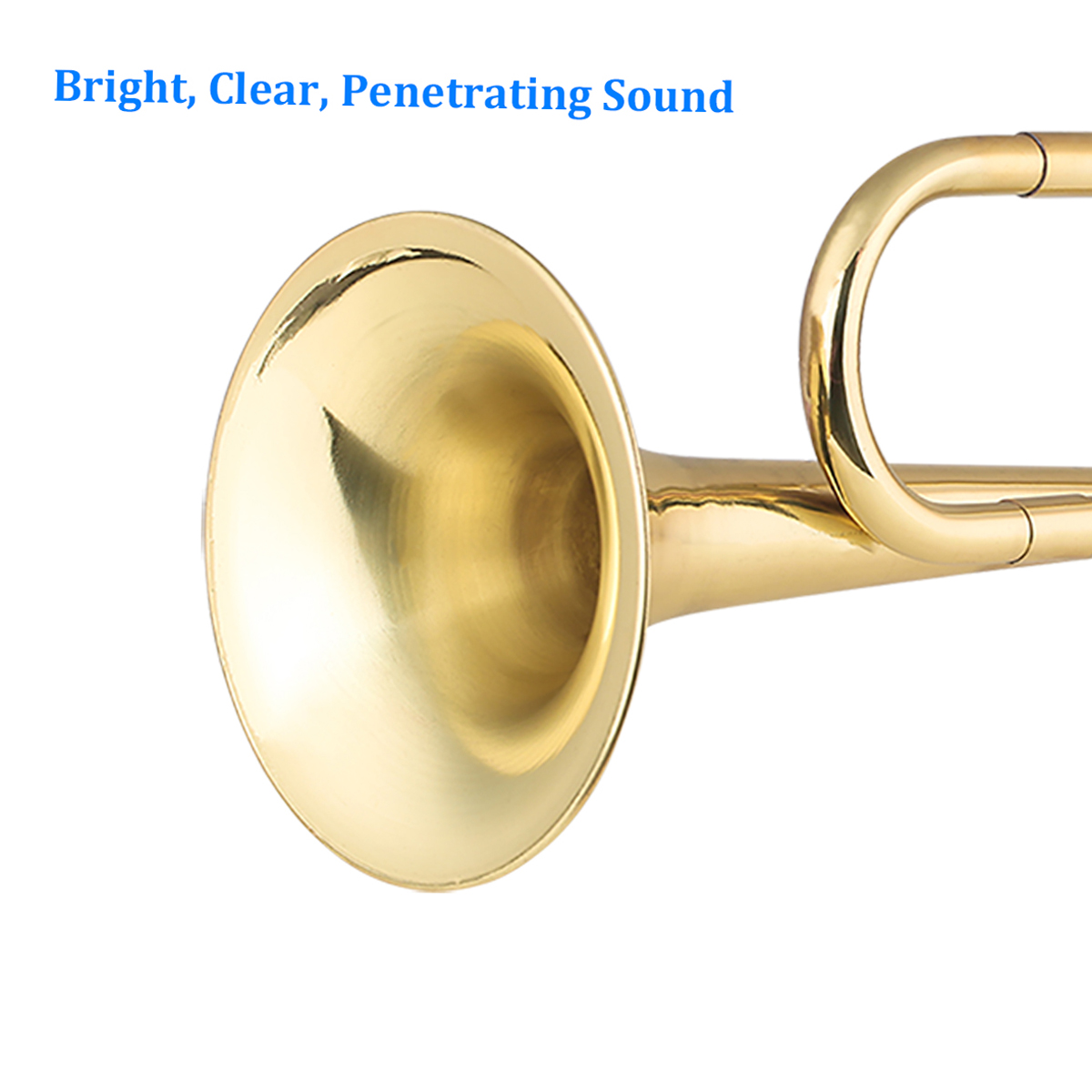 แตรทรัมเป็ตทองเหลืองชุบทองพร้อ - Musical Instrument Cornet บทวิจารณ์และราคา