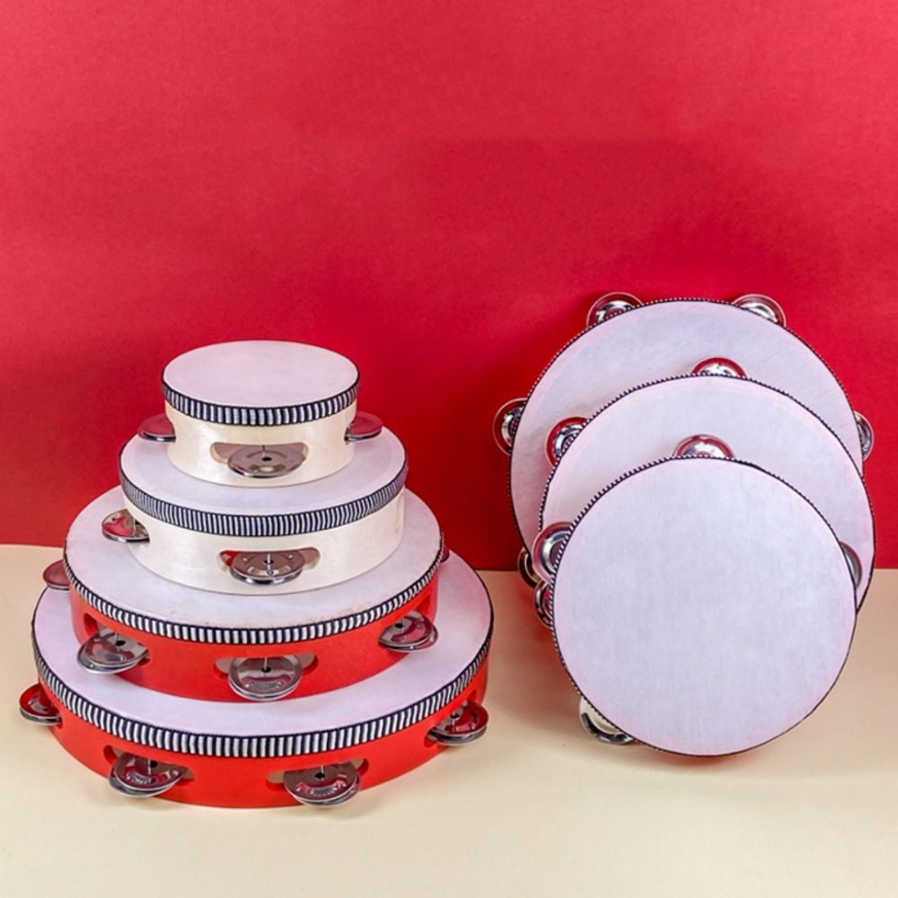 กลองมือถือขนาด 4/6/8/10 นิ้ว พ - Tambourine Hand Drum บทวิจารณ์และราคา