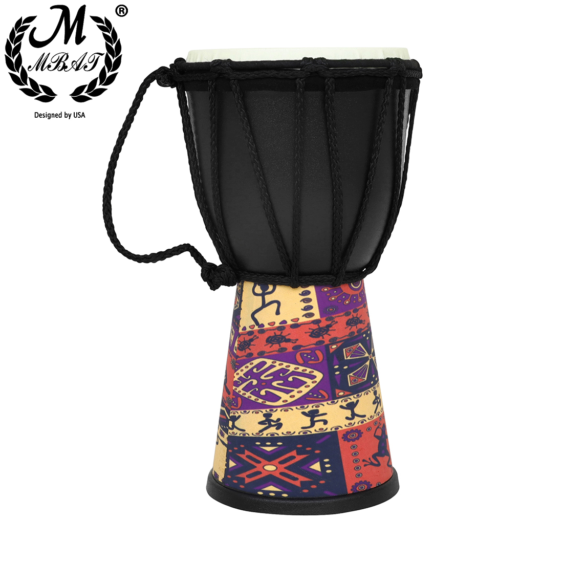 M MBAT กลองเจมเบ้ 4 นิ้ว ABS ก - Djembe Hand Drum บทวิจารณ์และราคา