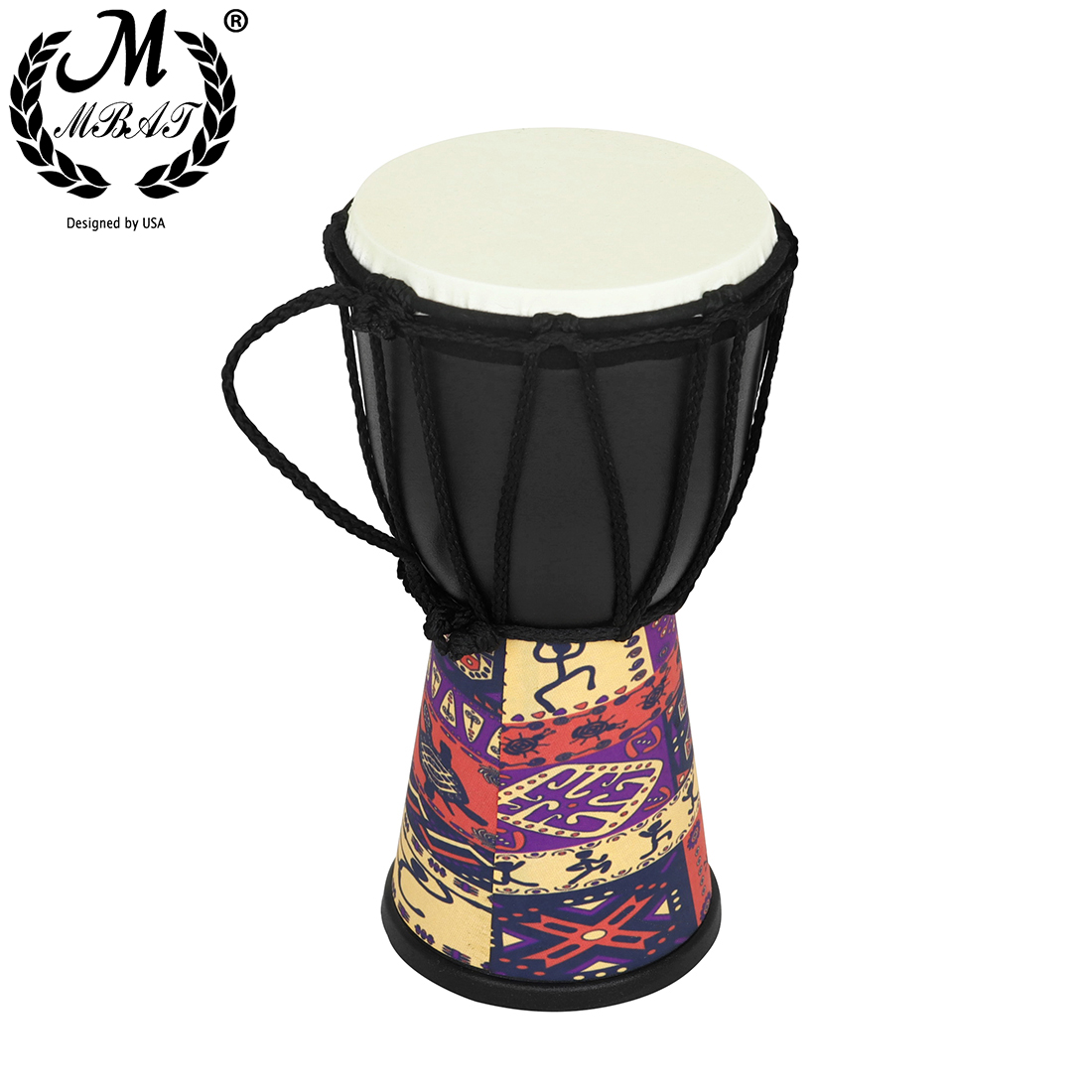 M MBAT กลองเจมเบ้ 4 นิ้ว ABS ก - Djembe Hand Drum บทวิจารณ์และราคา