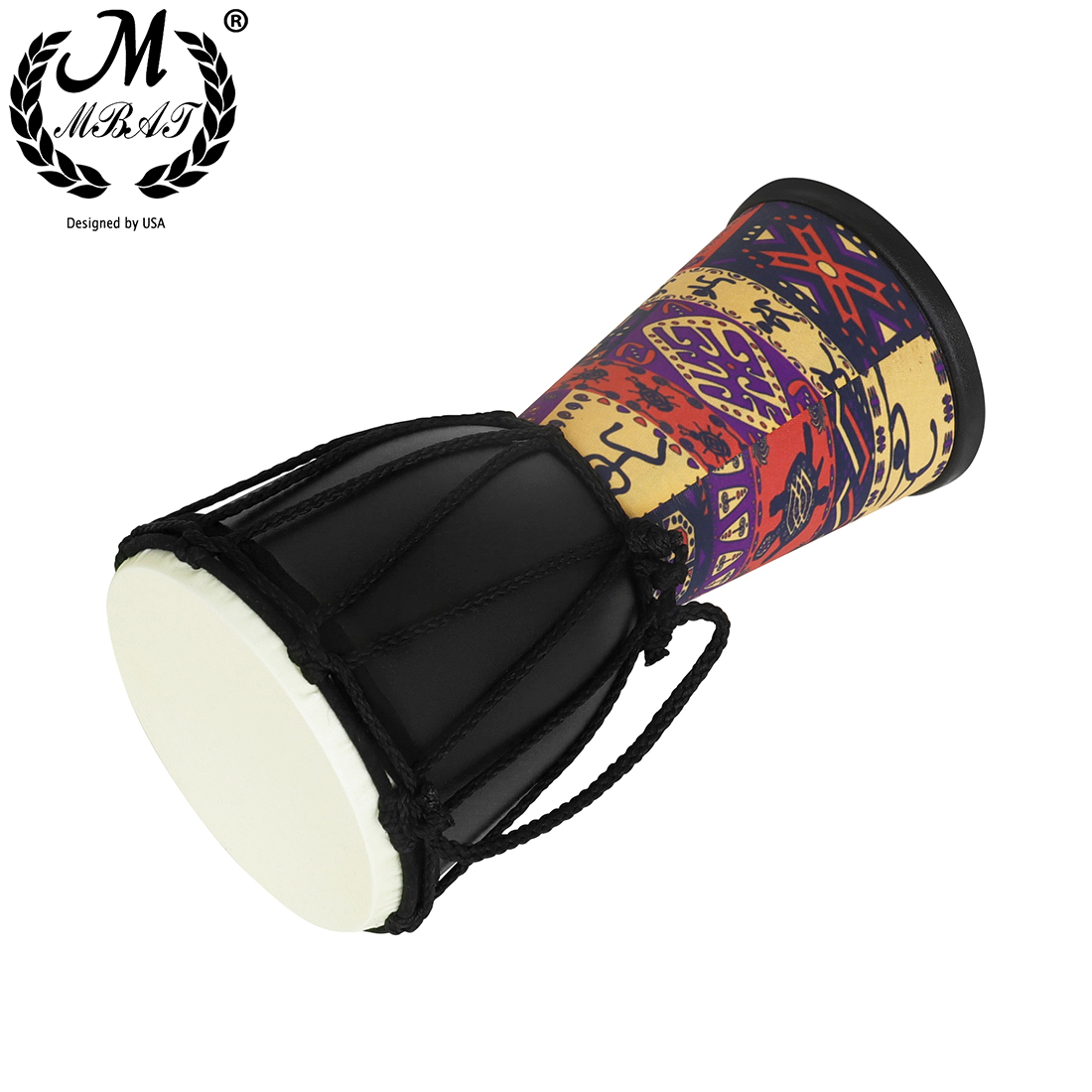 M MBAT กลองเจมเบ้ 4 นิ้ว ABS ก - Djembe Hand Drum บทวิจารณ์และราคา