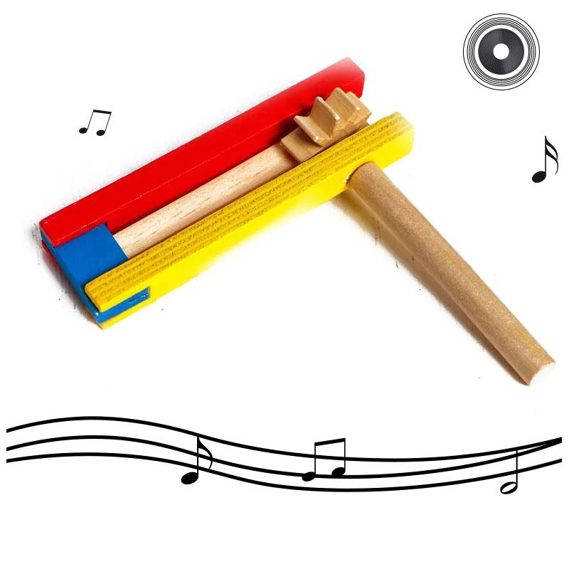 1 ชิ้น คลาเปอร์ไม้สำหรับเด็ก เ - Musical Instrument Clapper บทวิจารณ์และราคา