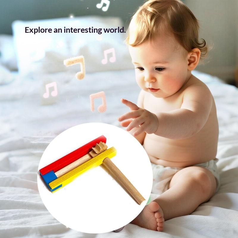 1 ชิ้น คลาเปอร์ไม้สำหรับเด็ก เ - Musical Instrument Clapper บทวิจารณ์และราคา