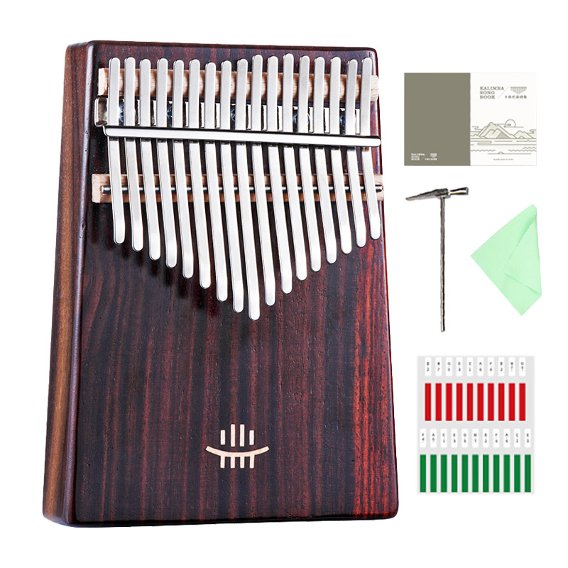 Hluru Kalimba 17คีย์, มีรู21คี - Musical Instrument Kalimba บทวิจารณ์และราคา
