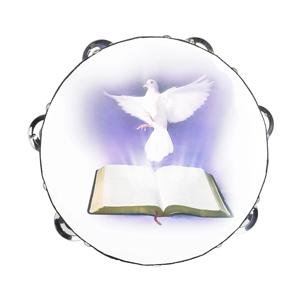 8 นิ้วกลอง Peace Pigeon มือถือ - Tambourine Hand Drum บทวิจารณ์และราคา