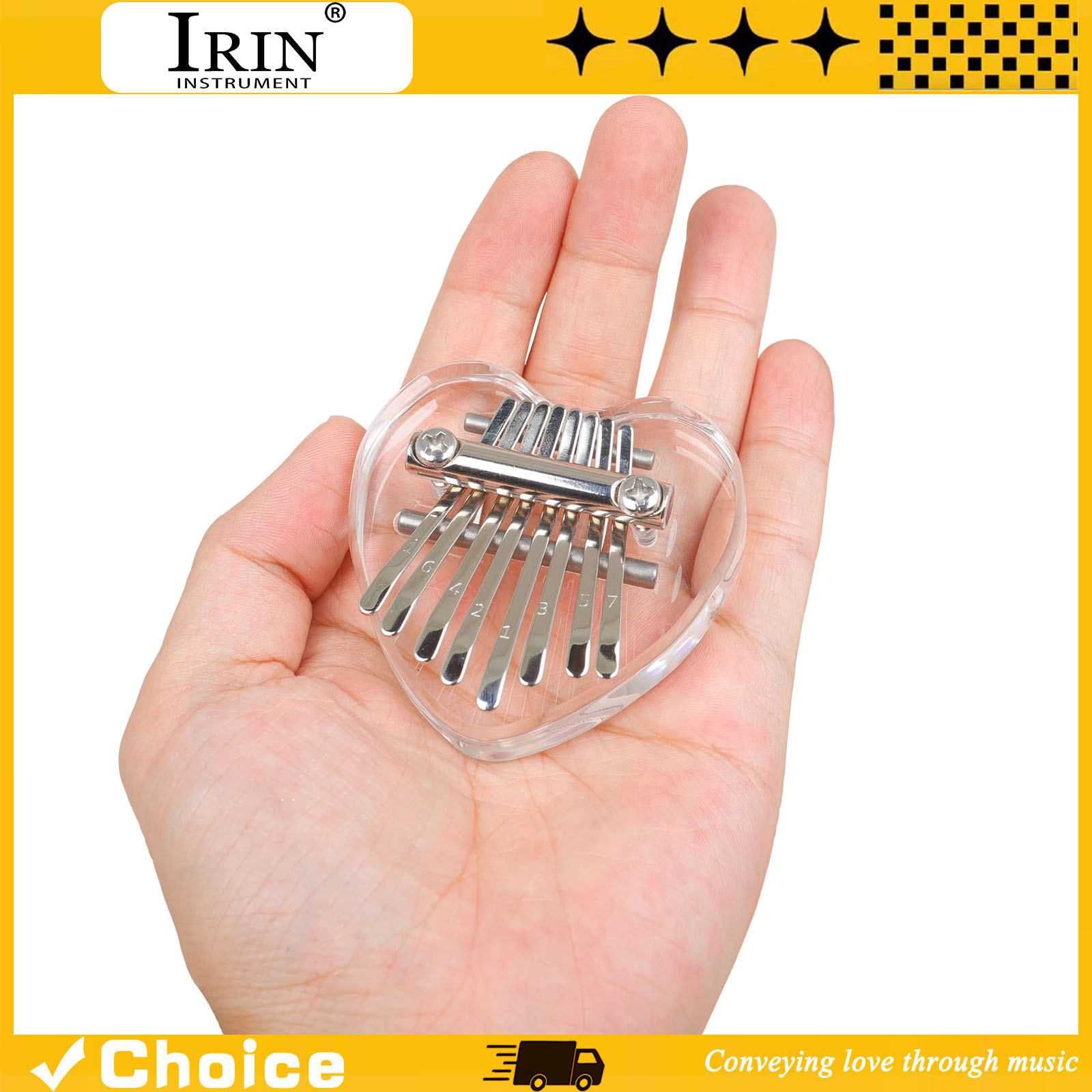 คาลิมบา 8 คีย์ มินิ ทัมบ์เปียโ - Musical Instrument Kalimba บทวิจารณ์และราคา