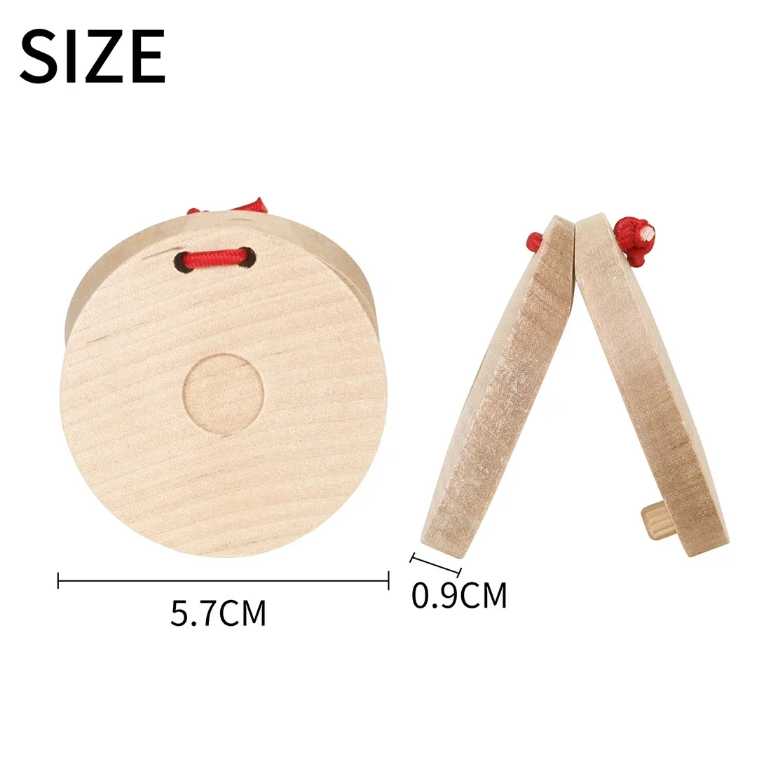IRIN Orff Castanets เครื่องดนต - Musical Instrument Clapper บทวิจารณ์และราคา