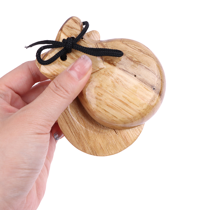 คาสทาเน็ตไม้สเปนแบบดั้งเดิม 2  - Musical Instrument Clapper บทวิจารณ์และราคา