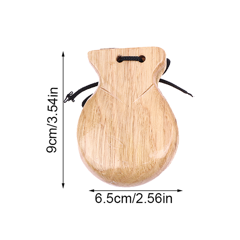 คาสทาเน็ตไม้สเปนแบบดั้งเดิม 2  - Musical Instrument Clapper บทวิจารณ์และราคา