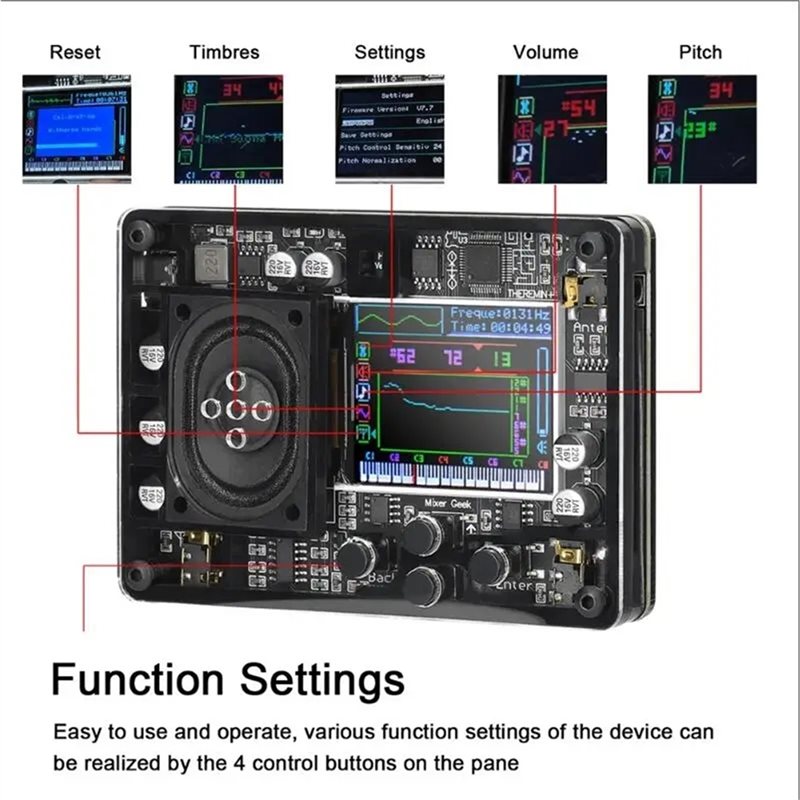 AA67-เครื่องดนตรีอิเล็กทรอนิกส - Musical Instrument Theremin บทวิจารณ์และราคา