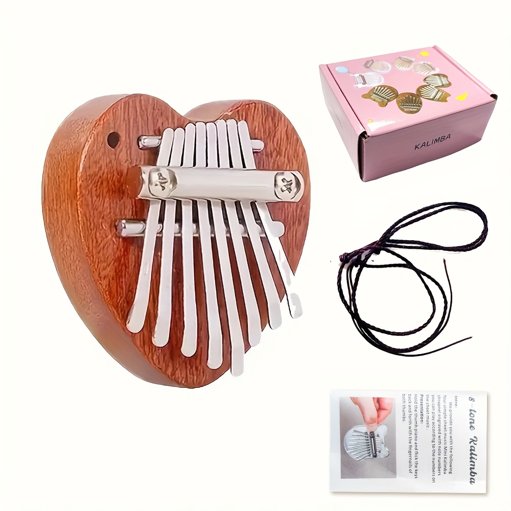 เปียโนคาลิมบาไม้ขนาดเล็ก 8 คีย - Musical Instrument Kalimba บทวิจารณ์และราคา