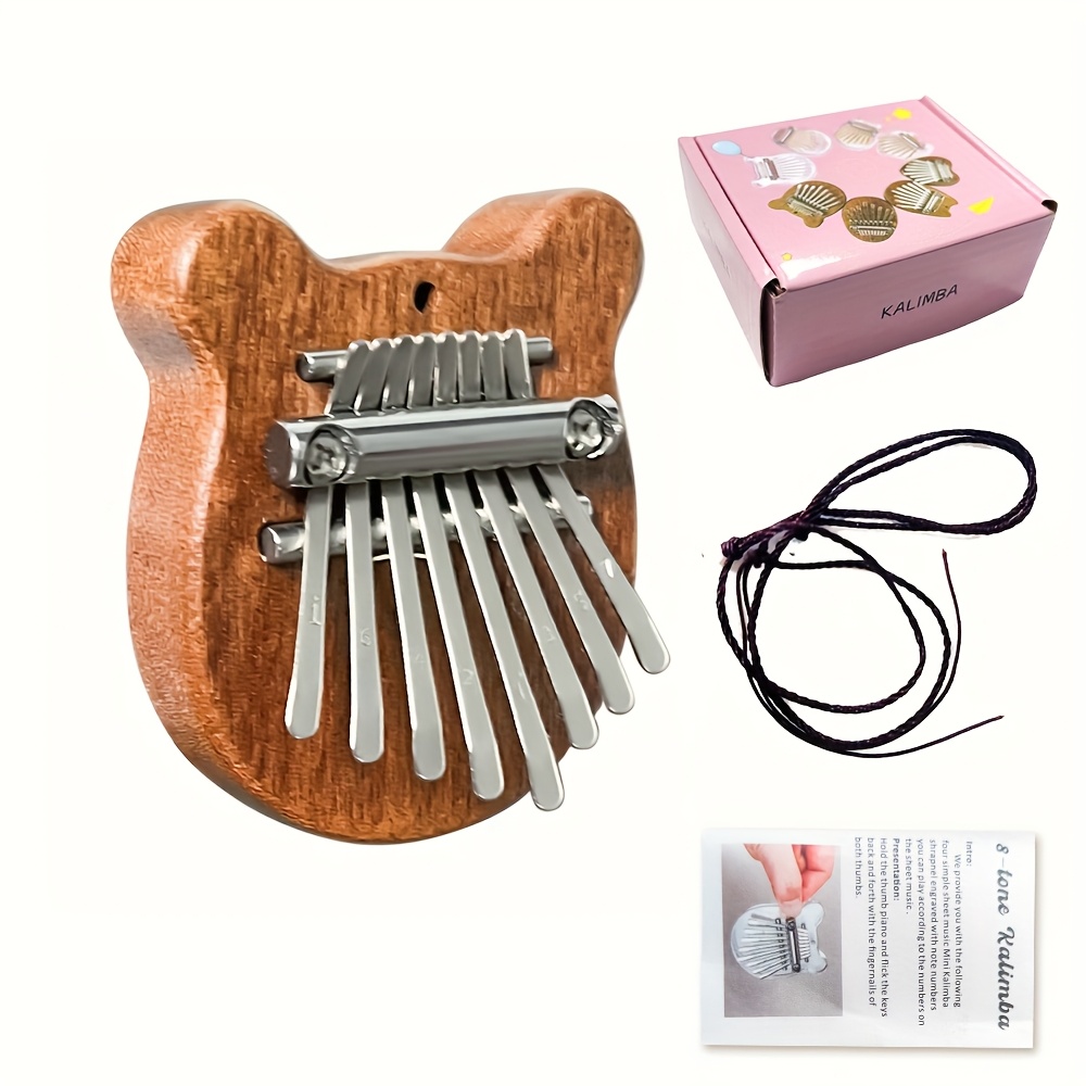 เปียโนคาลิมบาไม้ขนาดเล็ก 8 คีย - Musical Instrument Kalimba บทวิจารณ์และราคา