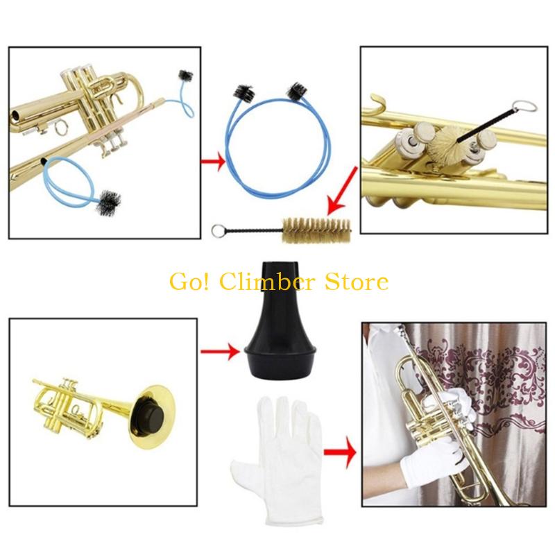 Q84C แปรงปากเป่าเครื่องดนตรีกา - Musical Instrument Cornet บทวิจารณ์และราคา