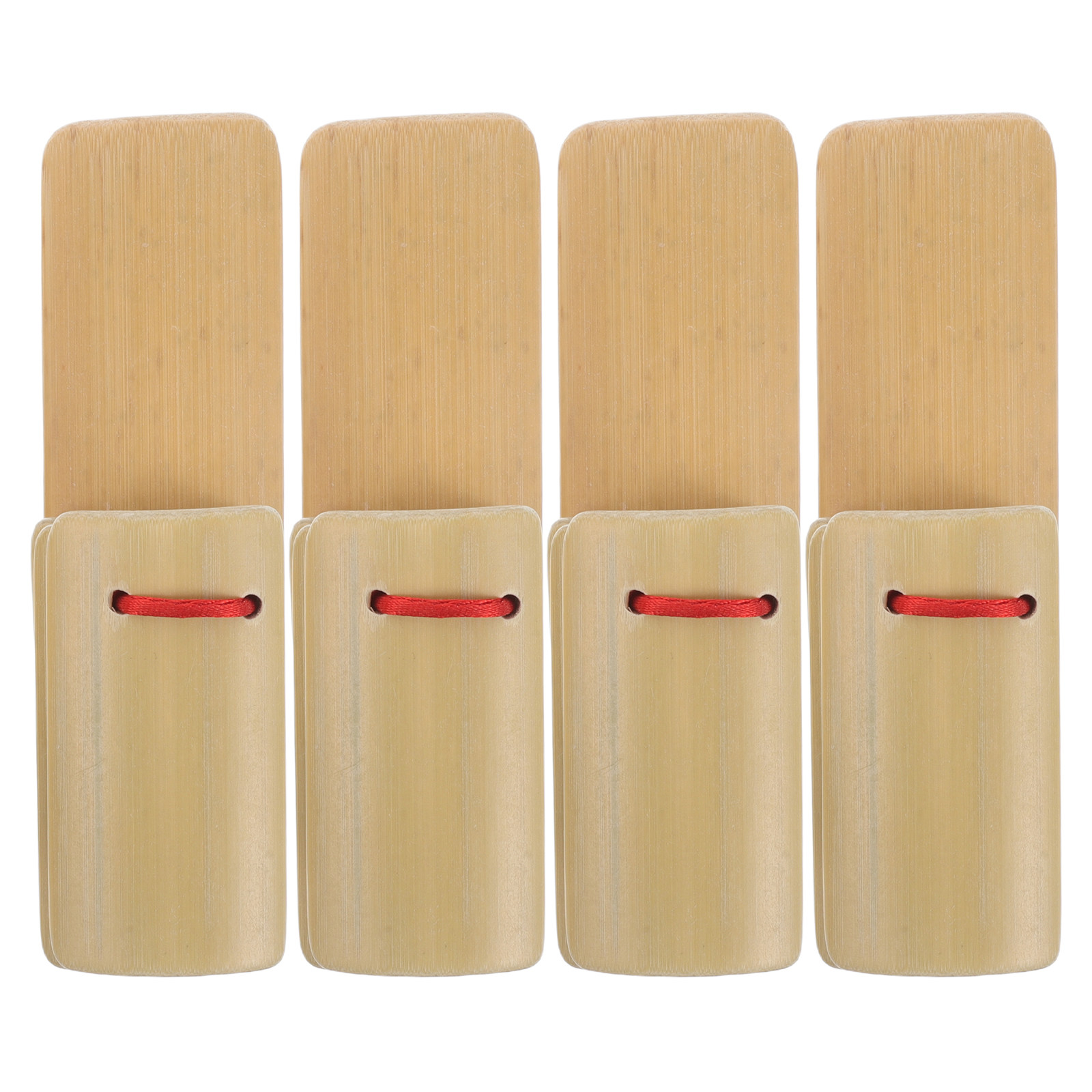 4 ชิ้น กลองไม้ไผ่สำหรับเด็ก คั - Musical Instrument Clapper บทวิจารณ์และราคา