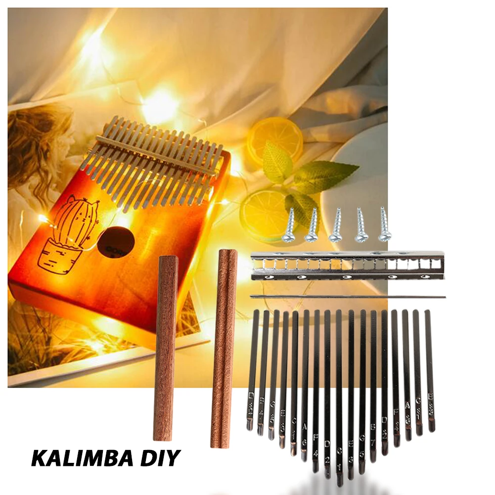 DIY 17 Tone Kalimba คีย์ Tines - Musical Instrument Kalimba บทวิจารณ์และราคา