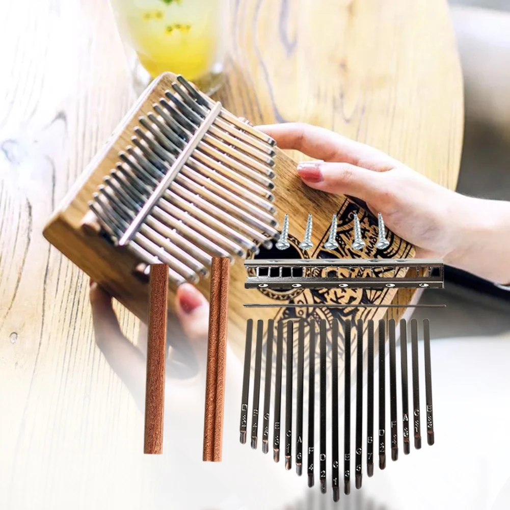 DIY 17 Tone Kalimba คีย์ Tines - Musical Instrument Kalimba บทวิจารณ์และราคา
