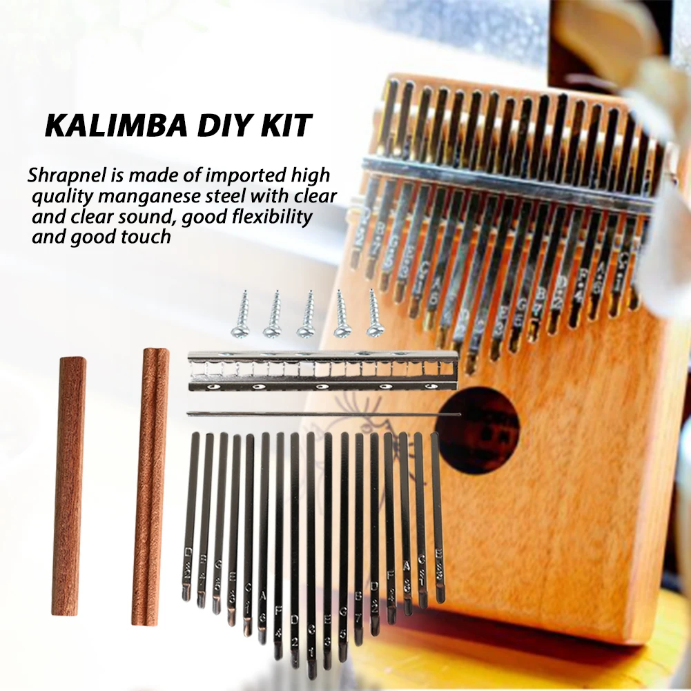 DIY 17 Tone Kalimba คีย์ Tines - Musical Instrument Kalimba บทวิจารณ์และราคา