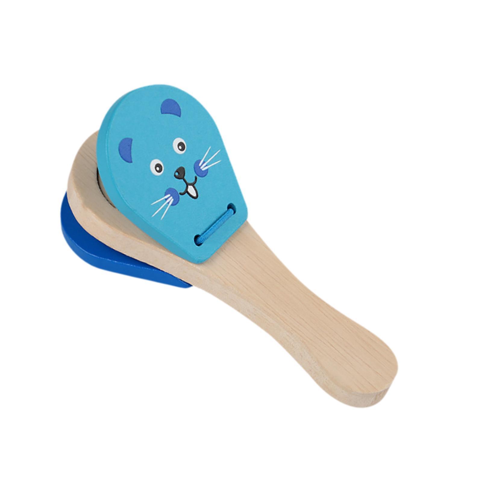 เครื่องดนตรีเคาะจังหวะไม้สำหรั - Musical Instrument Clapper บทวิจารณ์และราคา
