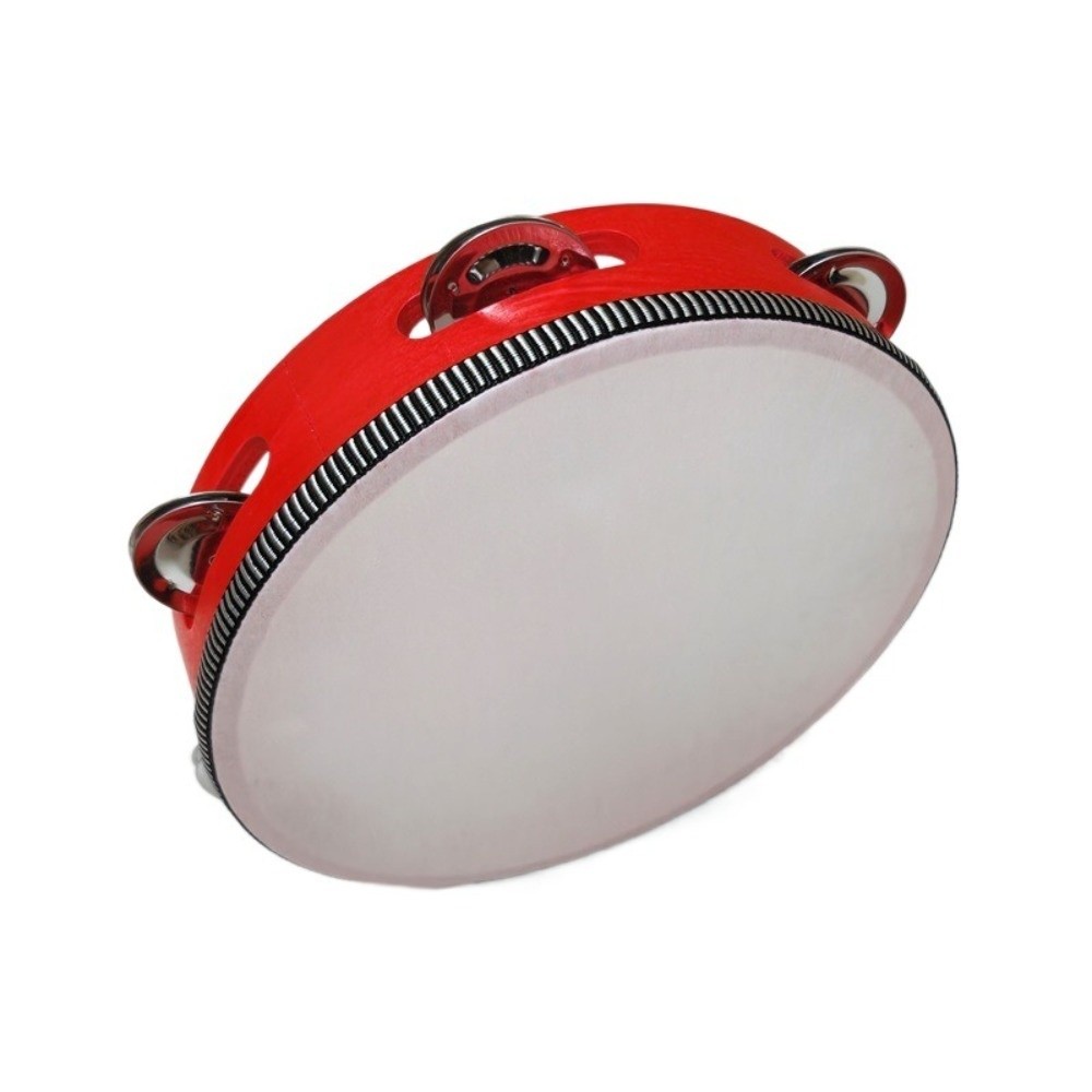4/6/8/10 นิ้วกลองมือถือไม้โลหะ - Tambourine Hand Drum บทวิจารณ์และราคา