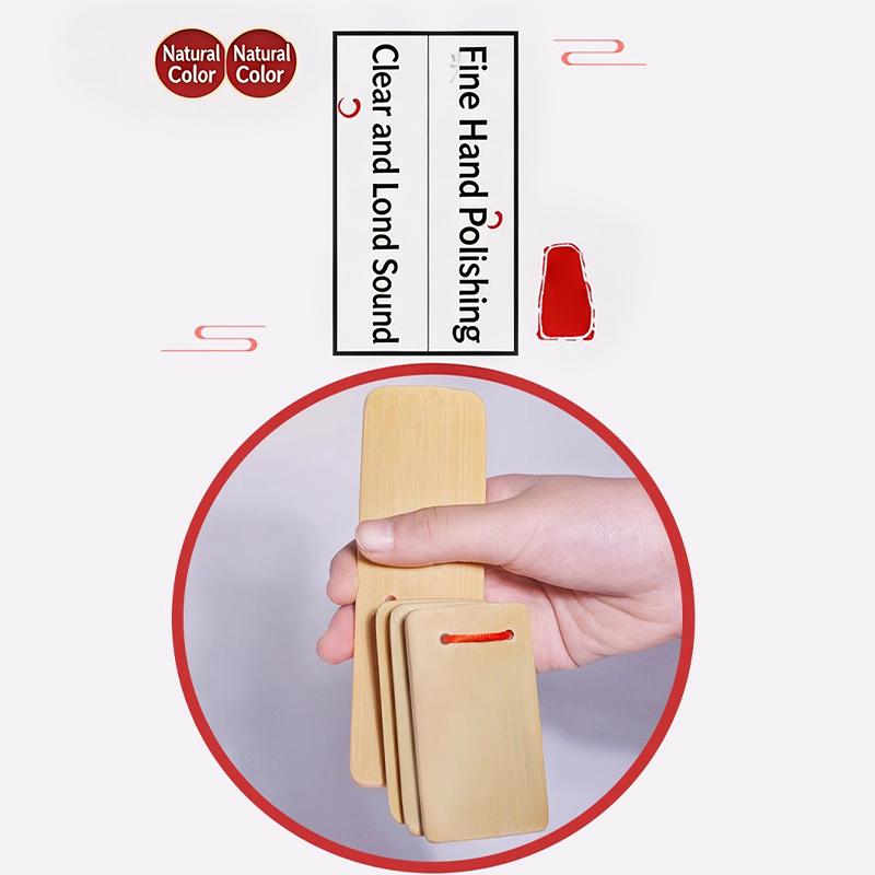 ของเล่นไม้ตีจังหวะแบบจีนทำจากไ - Musical Instrument Clapper บทวิจารณ์และราคา