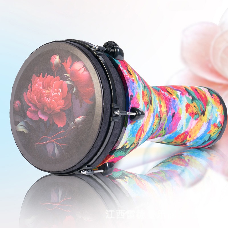 กลองเจมเบขนาด 12 นิ้ว สำหรับผู - Djembe Hand Drum บทวิจารณ์และราคา