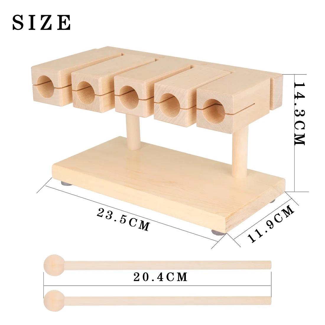 IRIN Orff Clappers ไม้ตีเสียงร - Musical Instrument Clapper บทวิจารณ์และราคา
