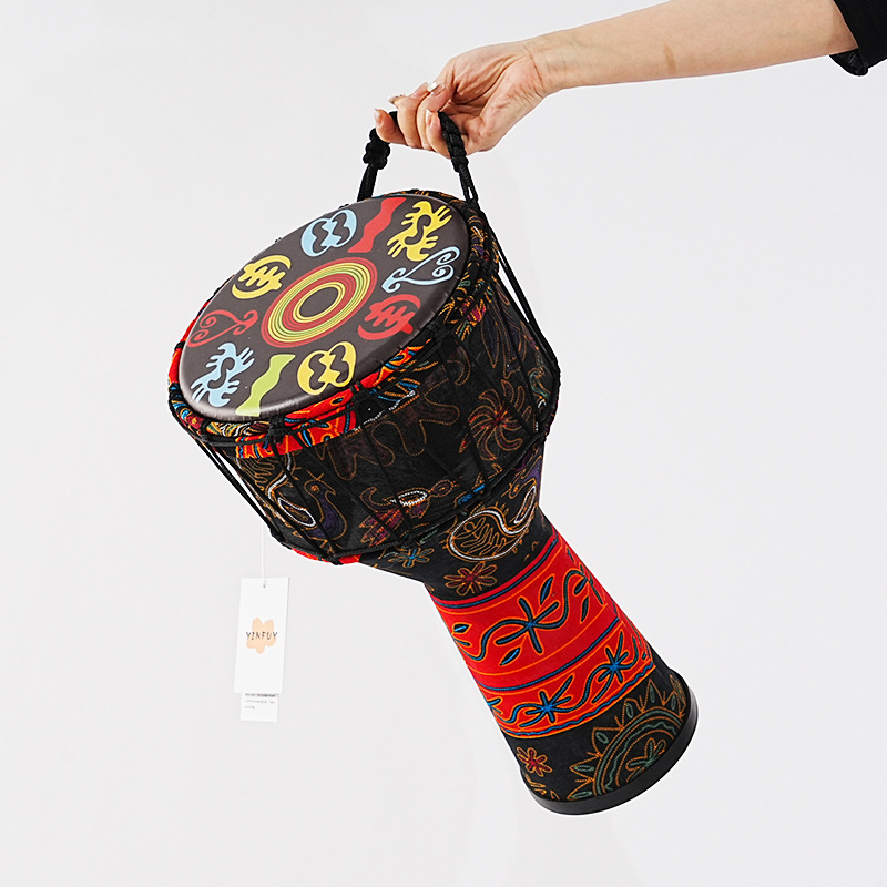 เด็ก Djembe 10 นิ้วเริ่มต้นกลอ - Djembe Hand Drum บทวิจารณ์และราคา