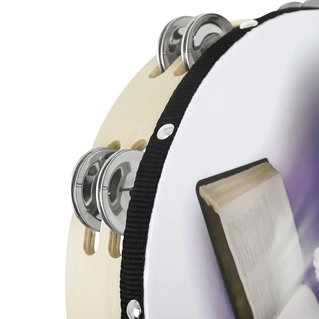 M MBAT 10 นิ้วกลองไม้ Handbell - Tambourine Hand Drum บทวิจารณ์และราคา