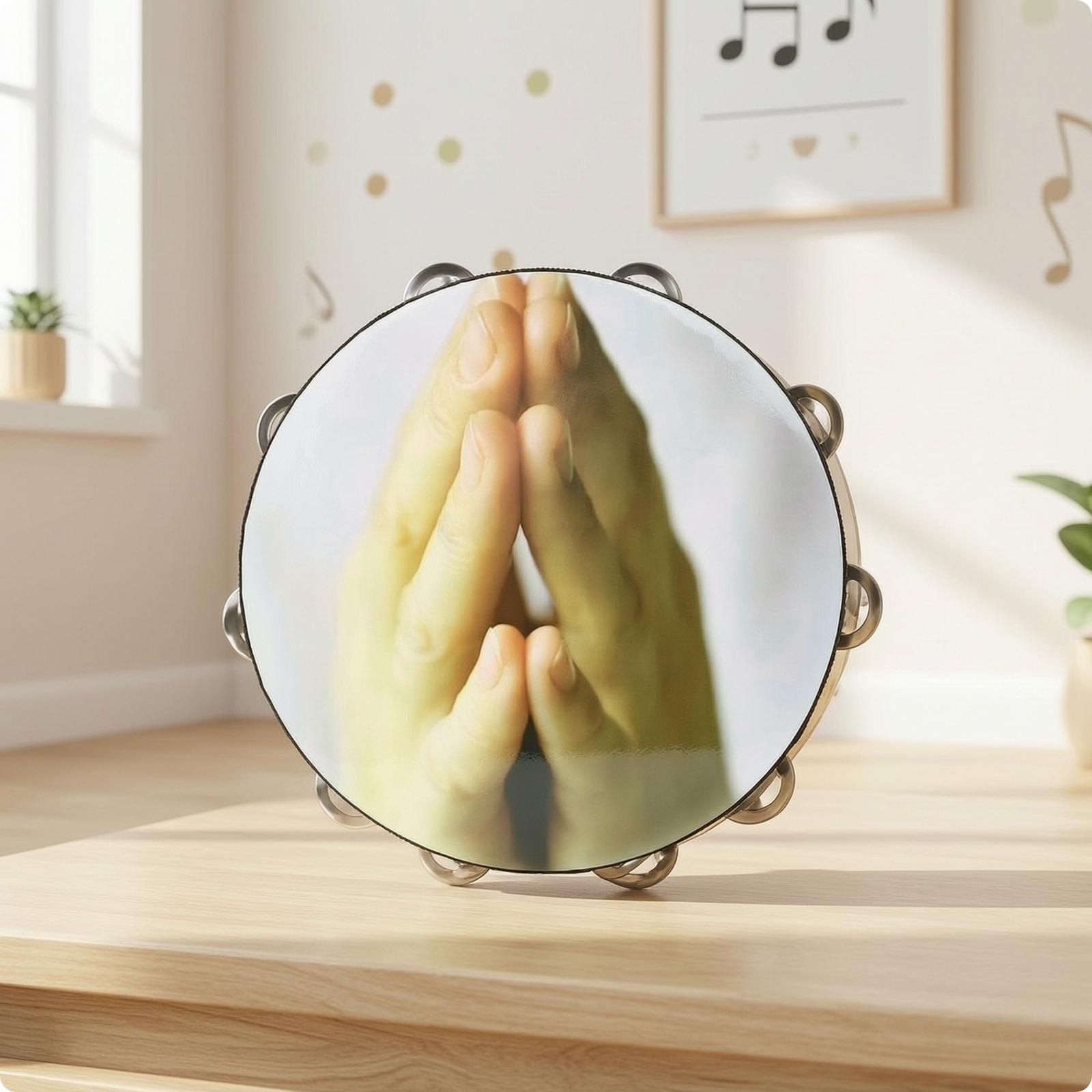 แทมบูรีนสำหรับเด็ก กลองมือไม้เ - Tambourine Hand Drum บทวิจารณ์และราคา