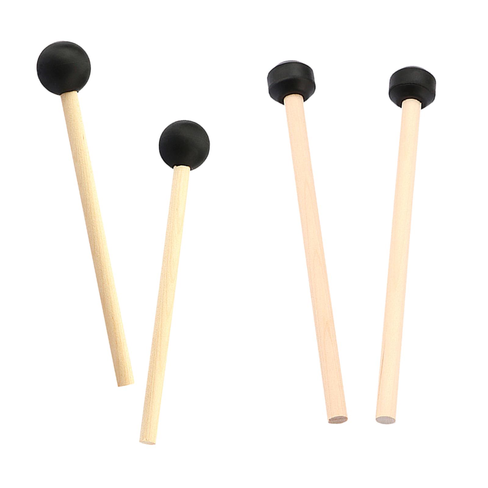 2 ชิ้นไม้ตีกลองเครื่องดนตรีอุป - Musical Instrument Marimba บทวิจารณ์และราคา